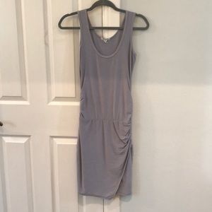 Gray fitted James Perse sleeveless dress
